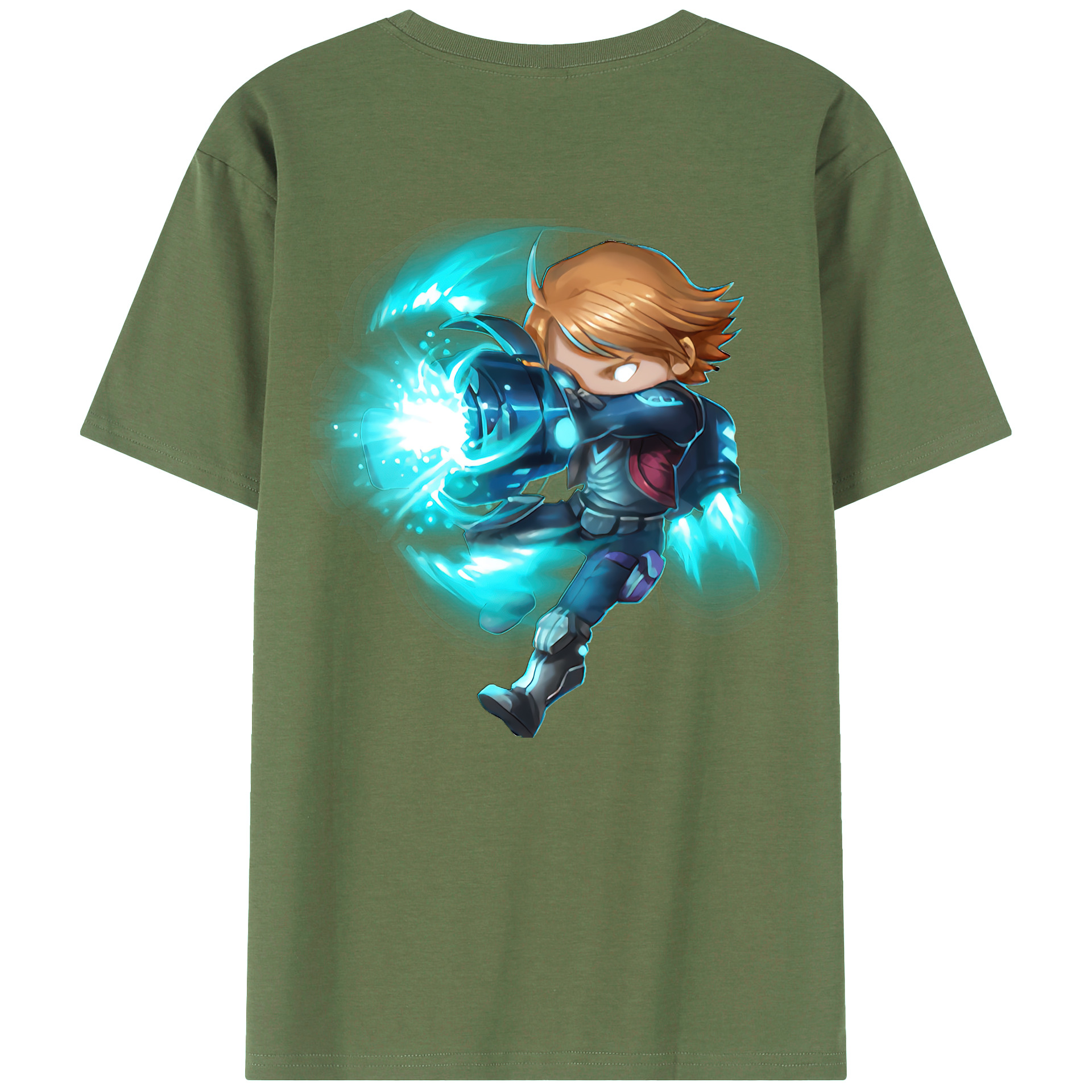 （画像用） リーグ・オブ・レジェンド League of Legends LOL 綿100％ メンズ半袖Tシャツ（バックプリント） 通気性